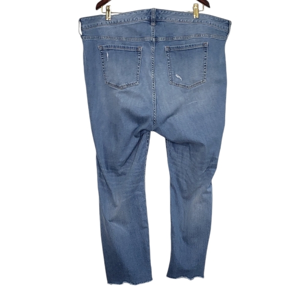 Torrid Crop Boyfriend Straight Stretch Mid-Rise Jean Cropped Size 20R - Picture 11 of 15